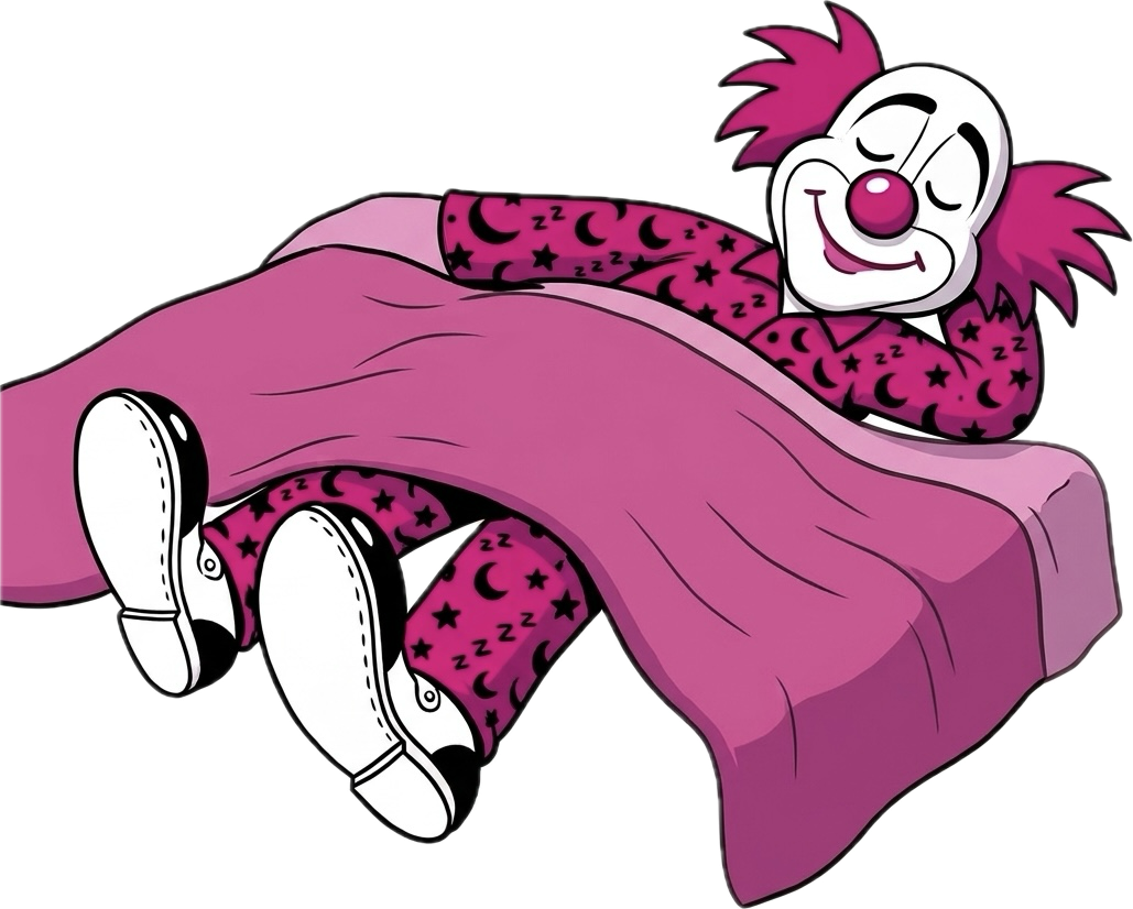 Schlafender Clown